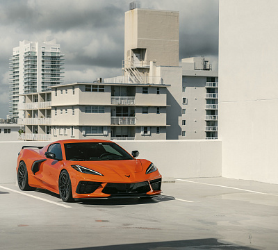 Фото дисков Vossen EVO-5 на Chevrolet Corvette C8