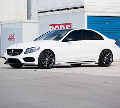 Фото дисков Vossen VFS-10 на Mercedes-Benz C-Class (W205)