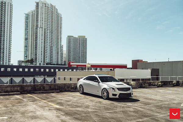 Фото дисков Vossen HF-5 Серебро на Cadillac ATS