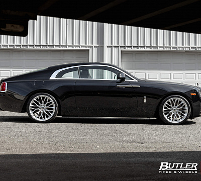 Фото дисков HRE P200 на Rolls-Royce Wraith