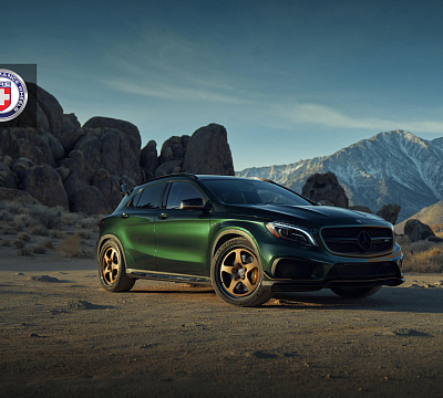 Фото дисков HRE 527 на Mercedes-Benz GLA (X156)