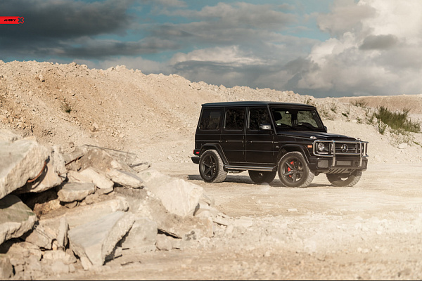 Фото дисков Anrky AN15 Черный сатин на Mercedes-Benz G-Class II