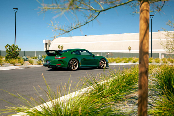 Фото дисков HRE R101 Lightweight Сатиновое золото на Porsche 911 VII