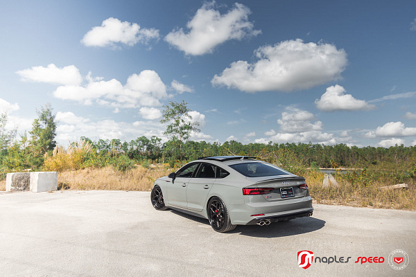 Фото дисков Vossen CG-205 (3-Piece) Черный сатин на Audi A/S/RS 5 (F5)