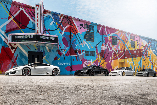 Фото дисков Strasse Wheels SV1 Deep Concave FS Другой цвет на Lamborghini Huracan