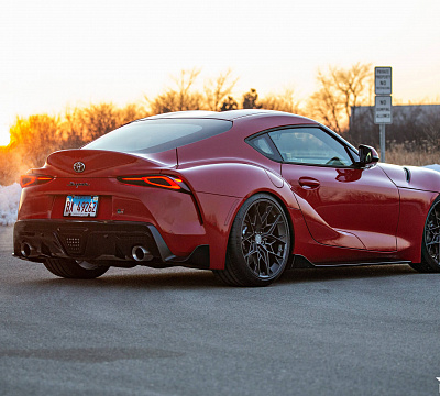 Фото дисков HRE FF10 на Toyota Supra A90