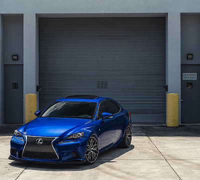 Фото дисков Vossen HF-2 на Lexus IS II