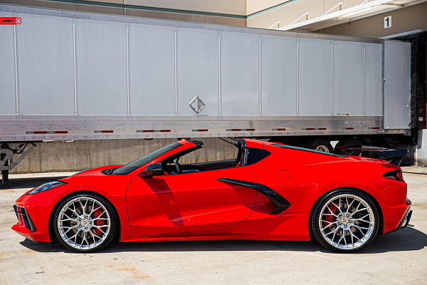 Фото дисков Anrky AN10 Полированный лак на Chevrolet Corvette C8