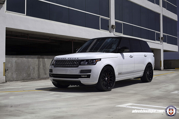 Фото дисков HRE S200 Черный сатин на Range Rover IV
