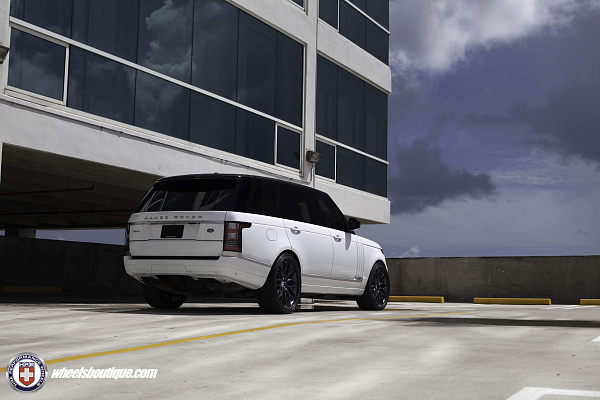 Фото дисков HRE S200 Черный сатин на Range Rover IV