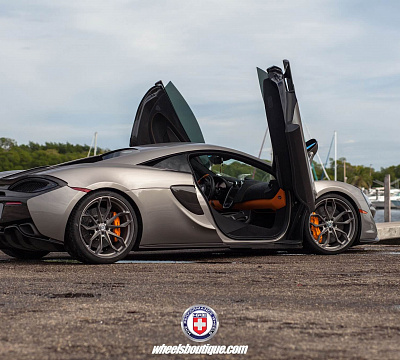 Фото дисков HRE P201 на McLaren 570S