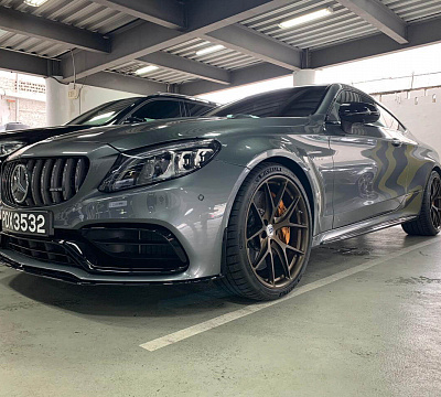 Фото дисков HRE P101 на Mercedes-Benz C-Class (W205)