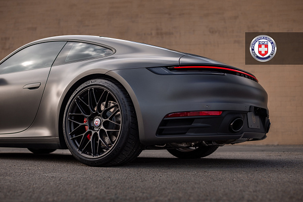 Фото дисков HRE RC100 Черный сатин на Porsche 911 VIII