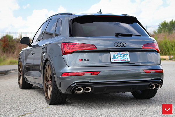 Фото дисков Vossen HF-5 Сатиновая бронза на Audi Q5 (FY)