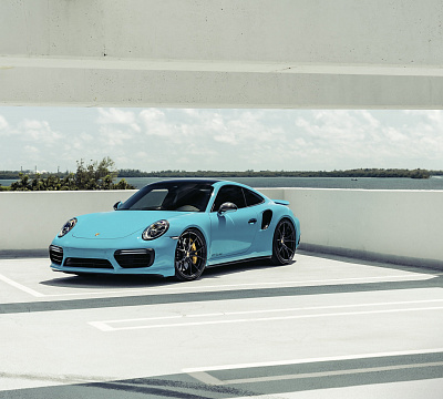 Фото дисков Vossen RS19 на Porsche 911 VIII