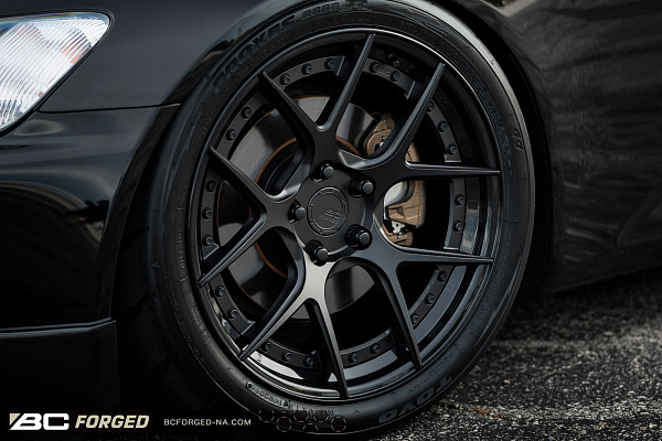 Фото дисков BC Forged HCS02 Черный сатин на Honda S2000