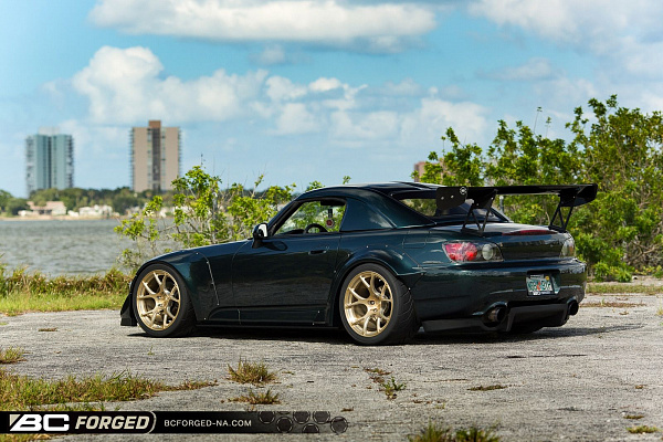 Фото дисков BC Forged RZ05 Глянцевое золото на Honda S2000