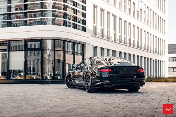 Фото дисков Vossen HF-2 Черный сатин на Bentley Continental GT III
