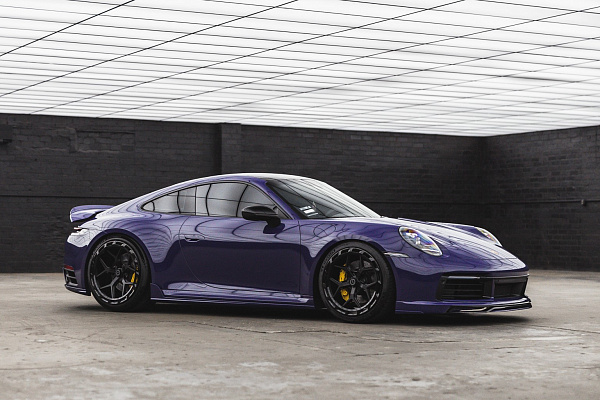 Фото дисков Brixton Forged PF7 Aerotech Черный сатин на Porsche 911 VIII