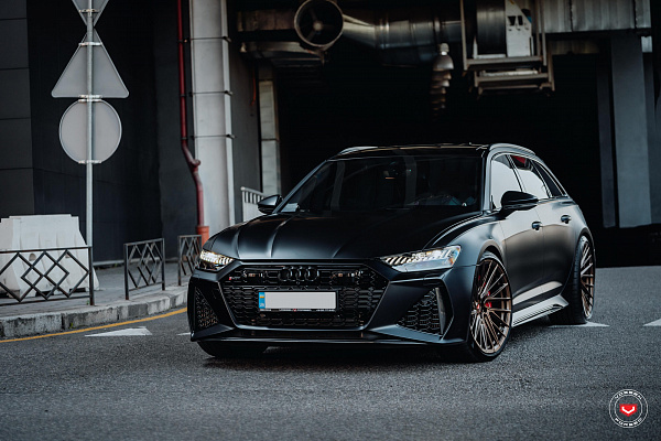 Фото дисков Vossen EVO-6T Сатиновая бронза на Audi A/RS 6 (C8)