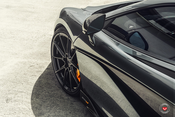 Фото дисков Vossen EVO-2 Черный глянец на McLaren 600