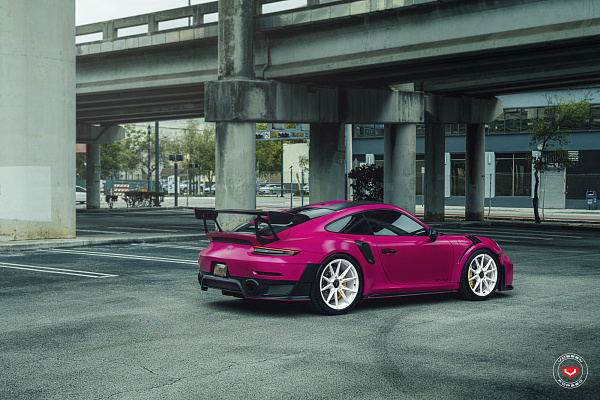 Фото дисков Vossen EVO-2R Белый глянец на Porsche 911 VII