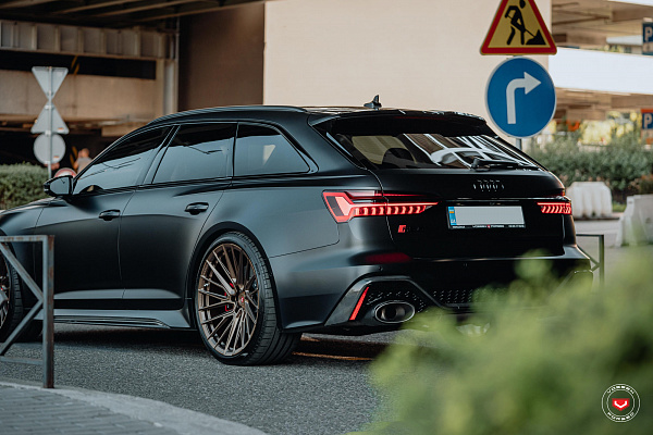 Фото дисков Vossen EVO-6T Сатиновая бронза на Audi A/RS 6 (C8)
