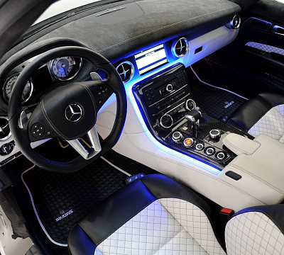 Фото дисков BRABUS Monoblock F (Platinum Edition) на Mercedes-Benz SLS AMG