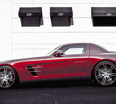 Фото дисков CEC C883 на Mercedes-Benz SLS AMG