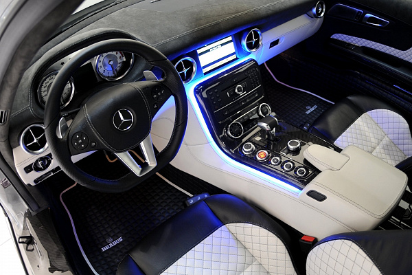 Фото дисков BRABUS Monoblock F (Platinum Edition) Матовый графит на Mercedes-Benz SLS AMG