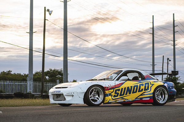 Фото дисков Motegi Racing MF421 SS3 Полированный лак на Mazda RX-7 III