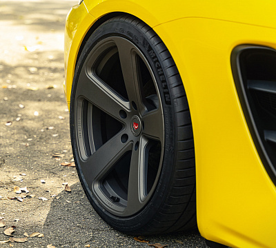 Фото дисков Vossen CG-210 на Porsche Cayman III