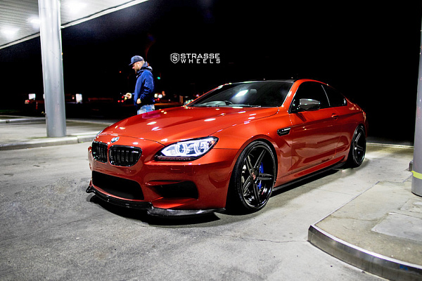 Фото дисков Strasse Wheels SP5R Deep Concave Черный сатин на BMW 6/M6 (F06/F13/F12)