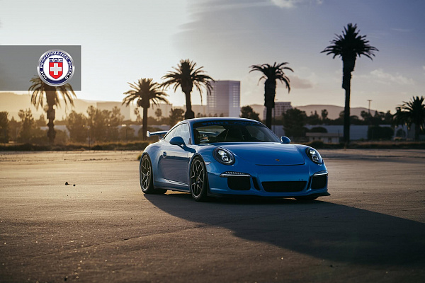 Фото дисков HRE R101 Черный сатин на Porsche 911 VII
