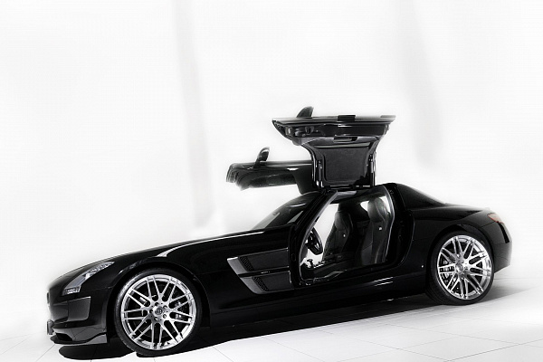 Фото дисков BRABUS Monoblock F (Platinum Edition) Сатиновый лак на Mercedes-Benz SLS AMG