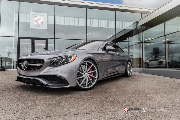 Фото дисков Vossen CVT Серебро на Mercedes-Benz S-Class (W222, C217)