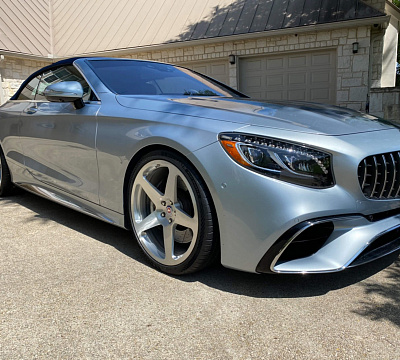 Фото дисков HRE 305M на Mercedes-Benz S-Class (W222, C217)