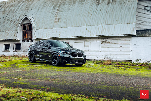 Фото дисков Vossen HF-5 Черный глянец на BMW X6/X6 M (G06/F96)