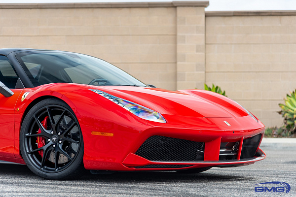 Фото дисков HRE P101 Черный сатин на Ferrari 488