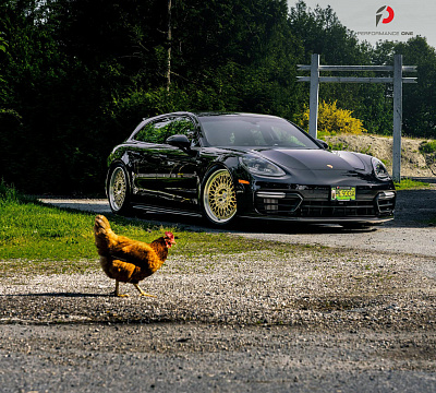 Фото дисков HRE 501 на Porsche Panamera III