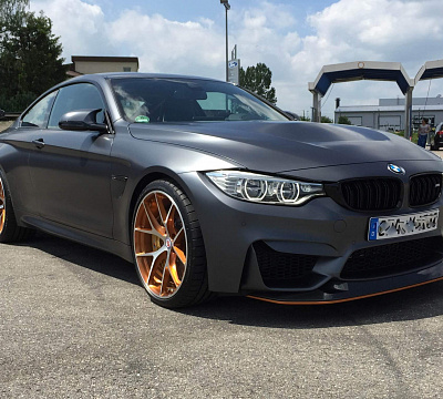 Фото дисков HRE P101 на BMW 4/M4 (F32/F82)