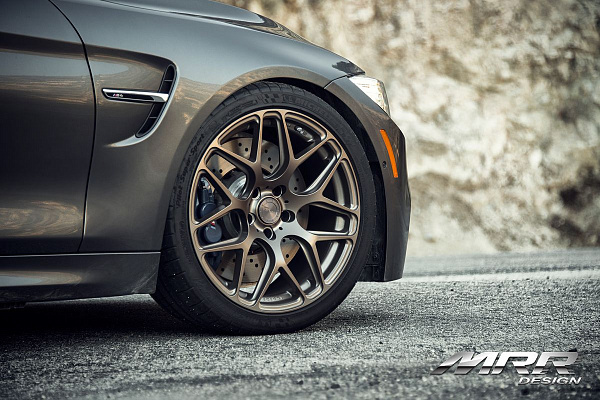 Фото дисков MRR GF9 Сатиновая бронза на BMW 4/M4 (F32/F82)
