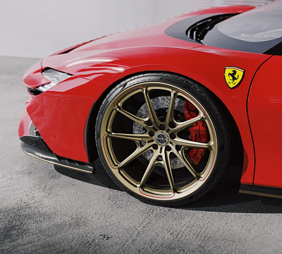 Фото дисков Brixton Forged PF11 R / RS на Ferrari SF90