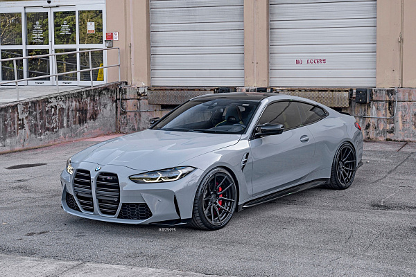 Фото дисков Strasse Wheels SV5 Deep Concave Duoblock Черный сатин на BMW 4/M4 (G22/G82)