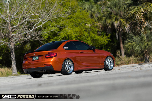 Фото дисков BC Forged LE52 // MLE52 Глянцевый лак на BMW 2/M2 (F22/F87)