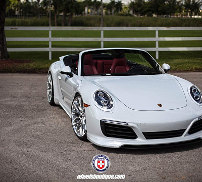 Фото дисков HRE P200 на Porsche 911 VII