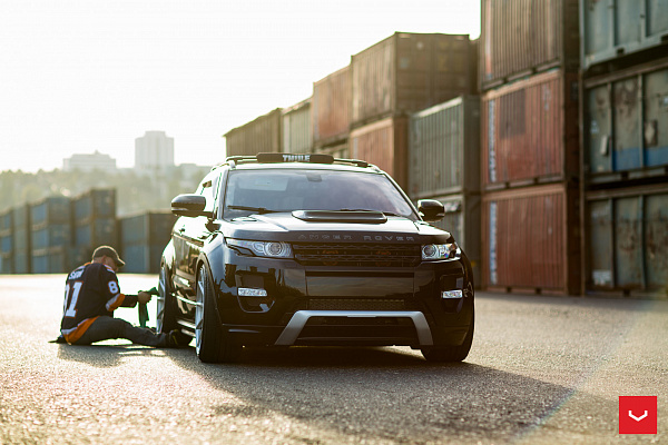 Фото дисков Vossen CVT Серебро на Land Rover Range Rover Evoque I