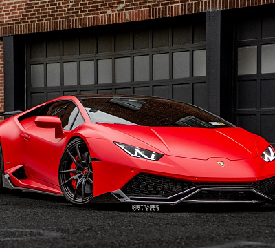 Фото дисков Strasse Wheels SV1 Deep Concave Monoblock на Lamborghini Huracan