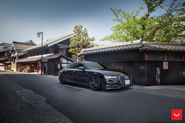 Фото дисков Vossen HF-1 Алмазная проточка на Audi A/RS 7 (4G)