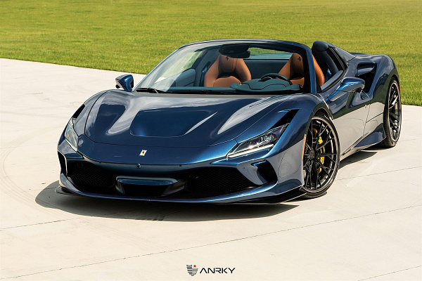 Фото дисков Anrky S3-X5 Черный сатин на Ferrari F8